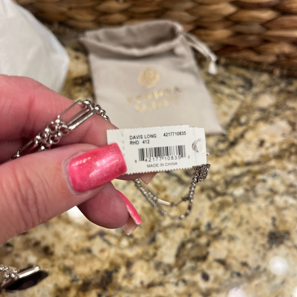 Silver Necklace with Pendant